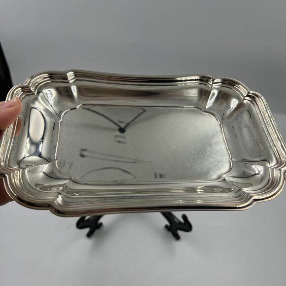 International Silver Co. Chadwick #1513 Serving Dish Platter Rectangular MCM VTG - Picture 4 of 8